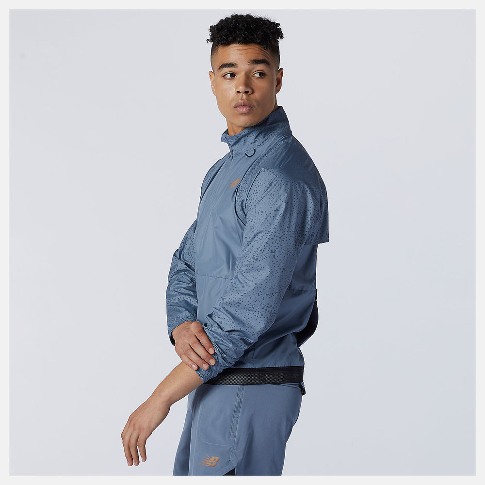 PMV Portable Jacket | New Balance Clothing Ocean Grey - Men