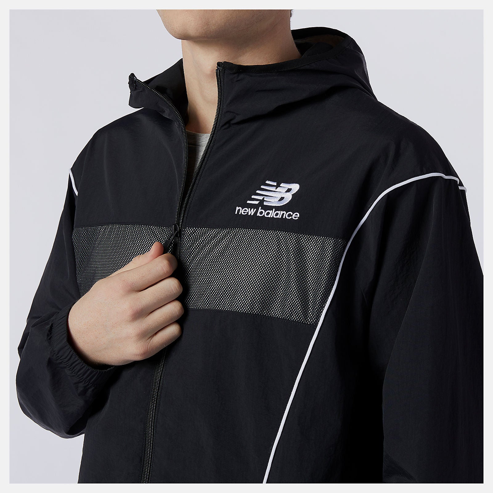 NB Athletics Windbreaker | New Balance Clothing Black - Men