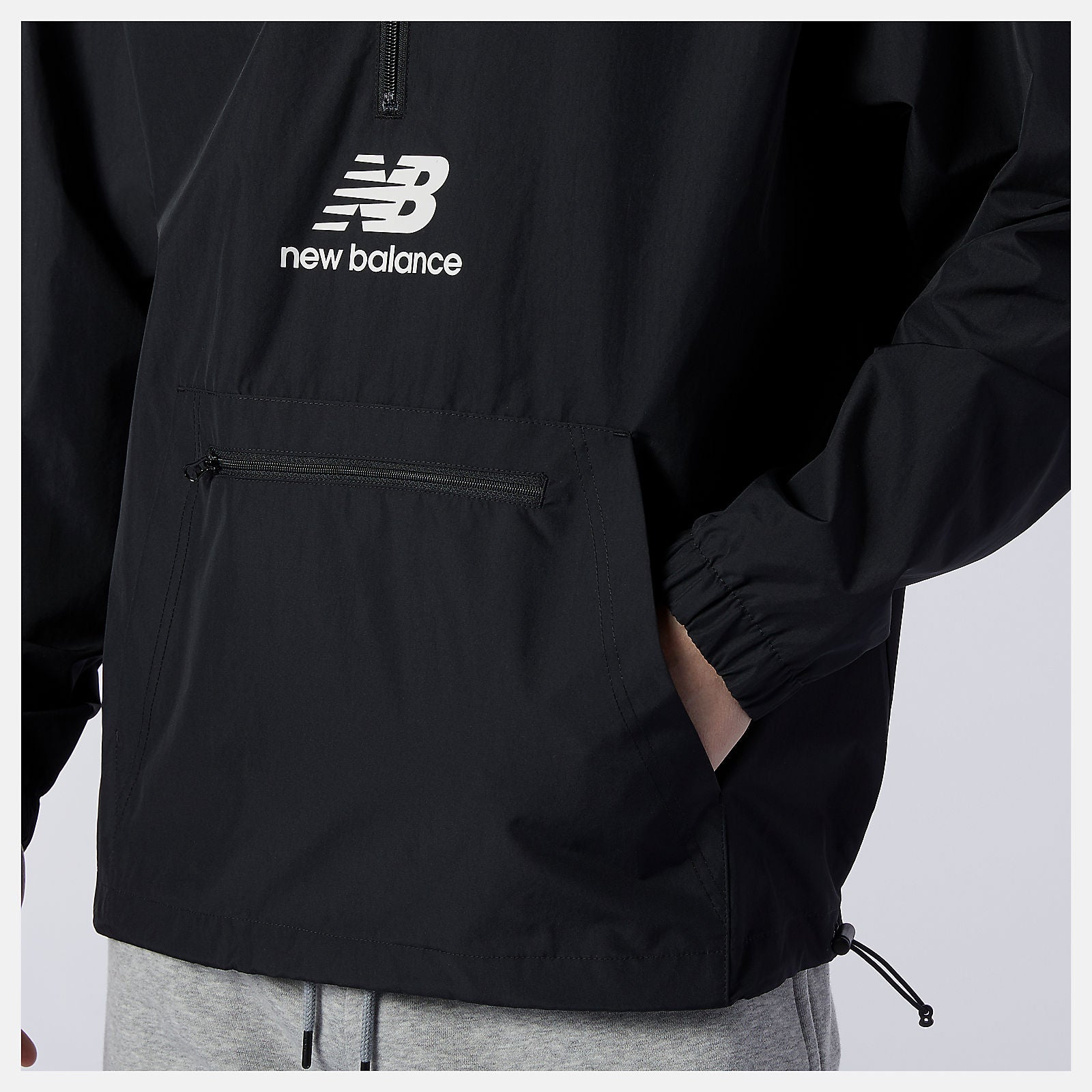 NB Essential Anorak | New Balance Clothing Black - Women/Men