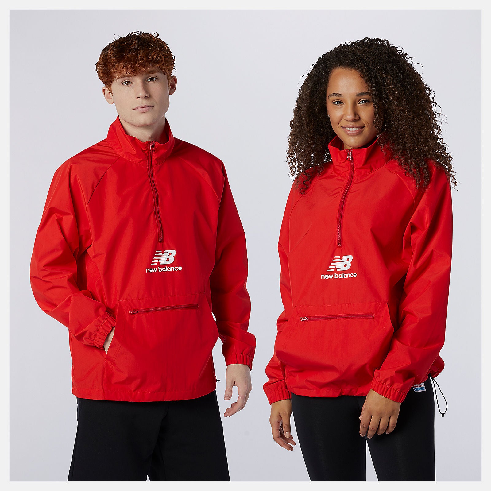 NB Essential Anorak | New Balance Clothing Team Red Inline - Women/Men