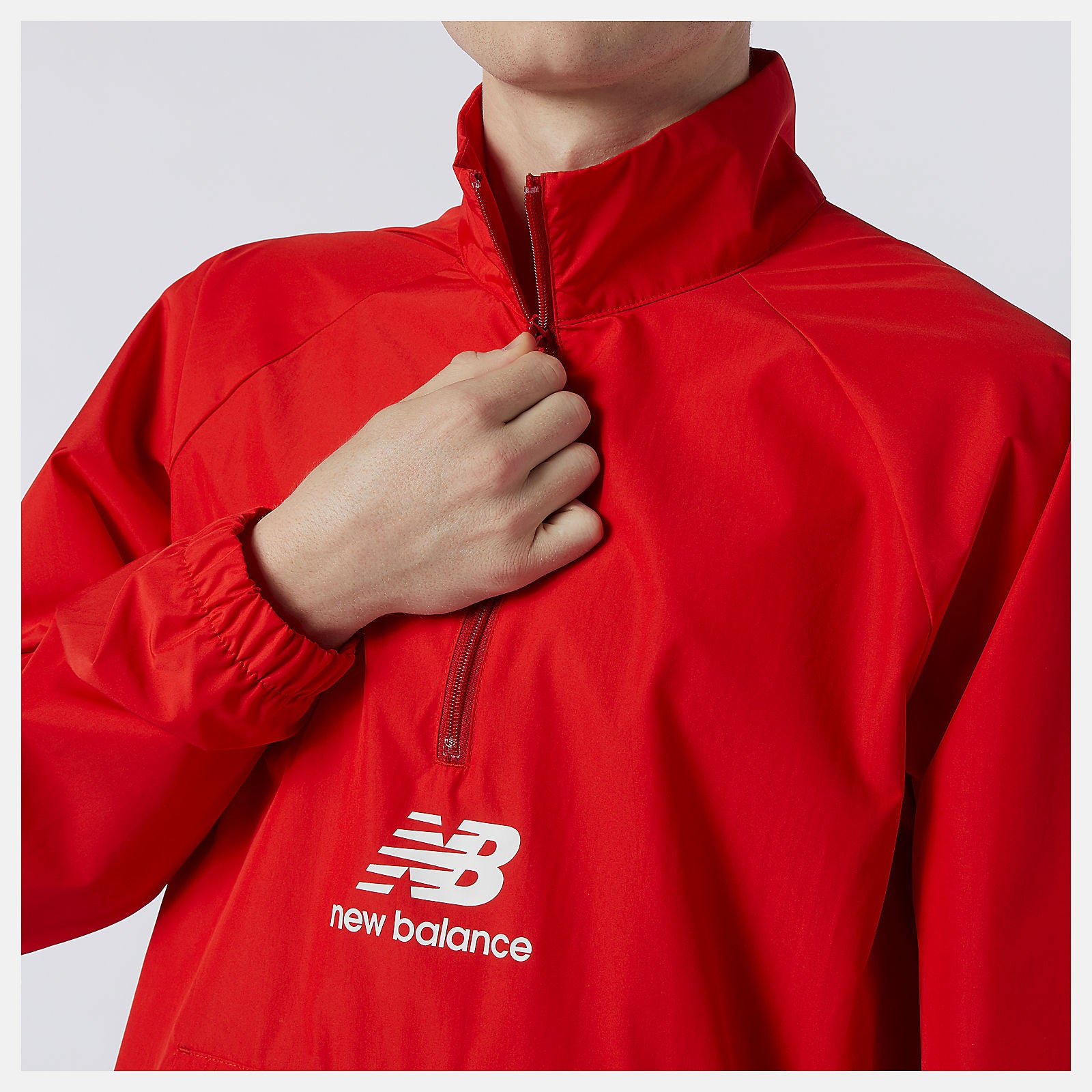 NB Essential Anorak | New Balance Clothing Team Red Inline - Women/Men