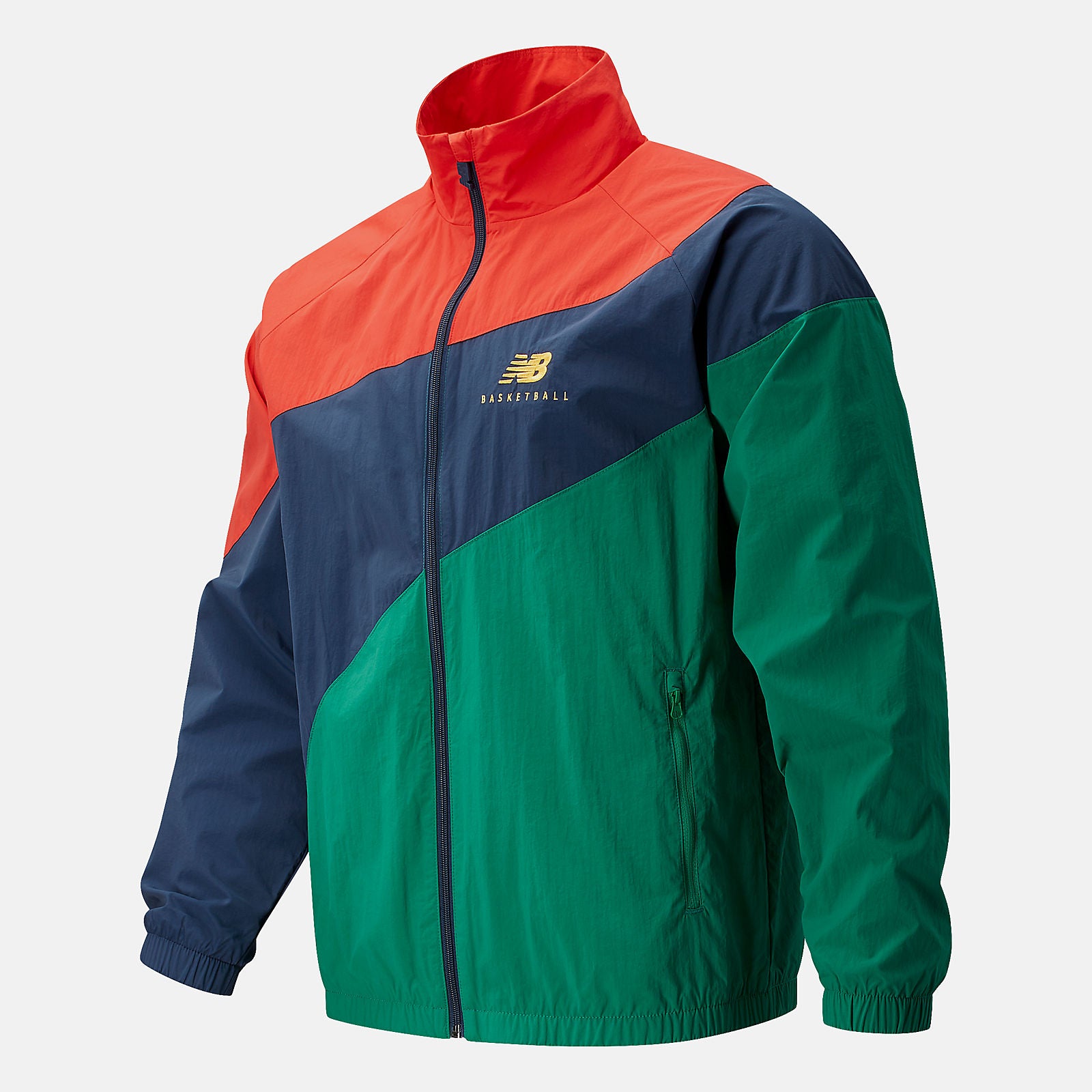 NB Basketball Woven Court Jacket | New Balance Clothing Natural Indigo - Men