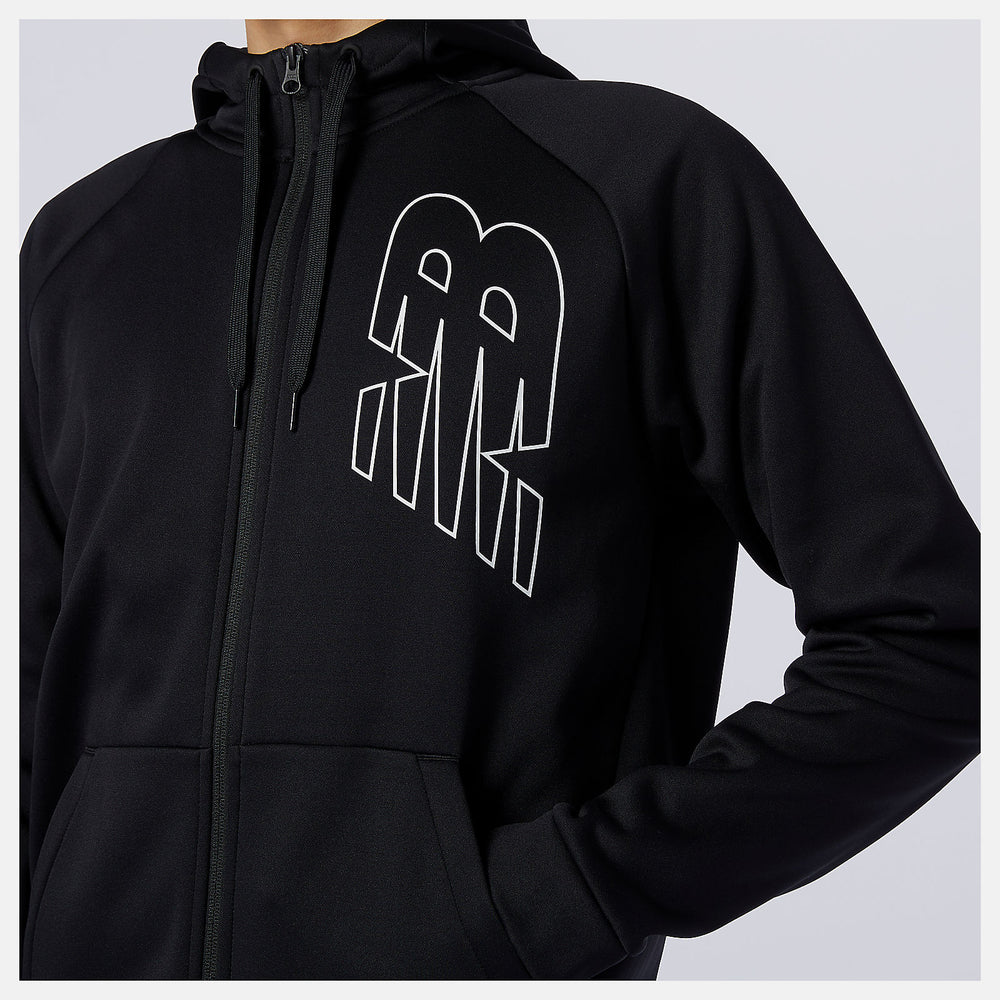 Tenacity Performance Fleece Full Zip | New Balance Clothing Black - Men