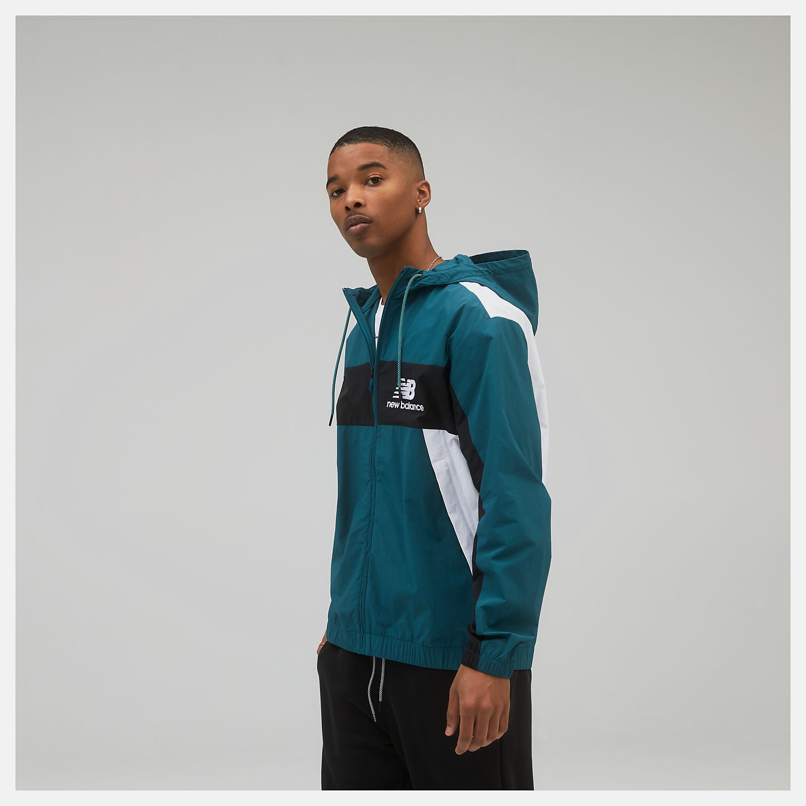 NB Athletics Higher Learning Windbreaker | New Balance Clothing Teal - Men