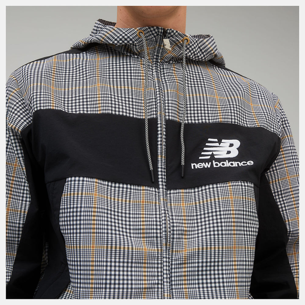 NB Athletics Higher Learning Windbreaker AOP | New Balance Clothing Timberwolf - Men