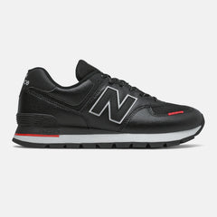 574 Rugged | New Balance Shoes Black/Velocity Red - Men