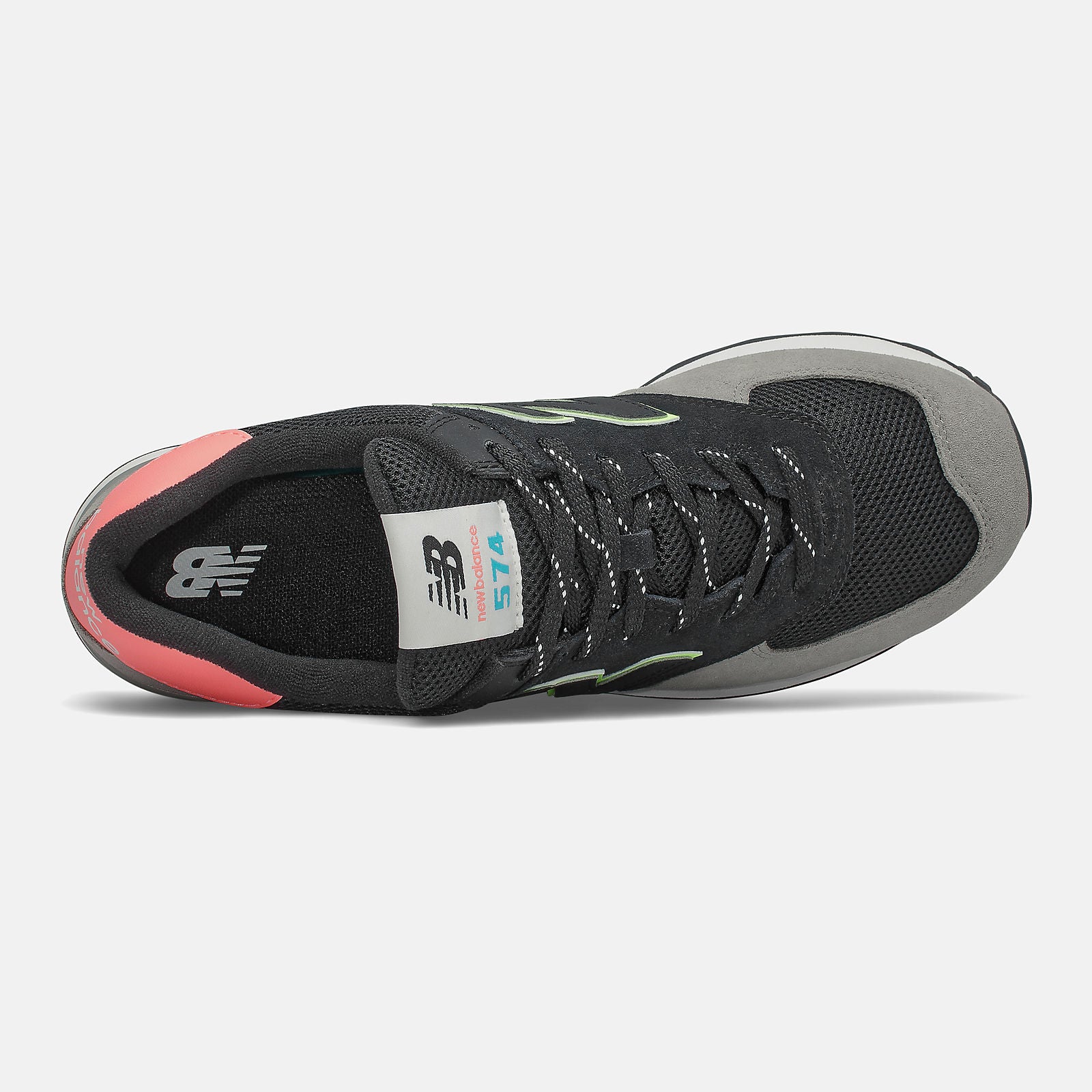 574 | New Balance Shoes Black/Paradise Pink - Men