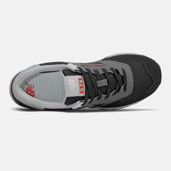 574 | New Balance Shoes Black/Velocity Red - Men