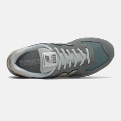 574 | New Balance Shoes Grey/Sky Blue - Women/Men