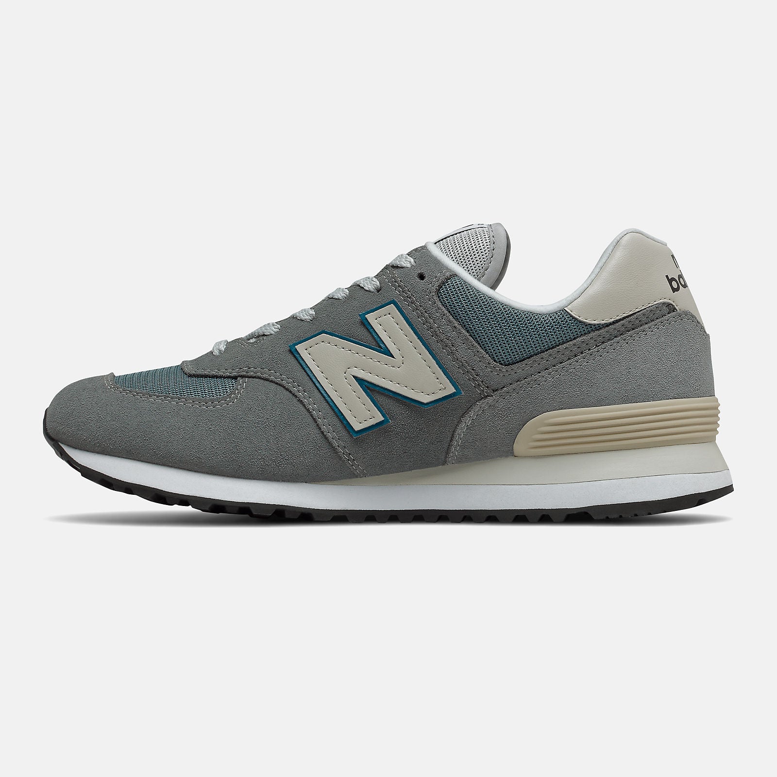 574 | New Balance Shoes Grey/Sky Blue - Women/Men