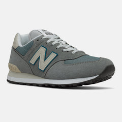 574 | New Balance Shoes Grey/Sky Blue - Women/Men