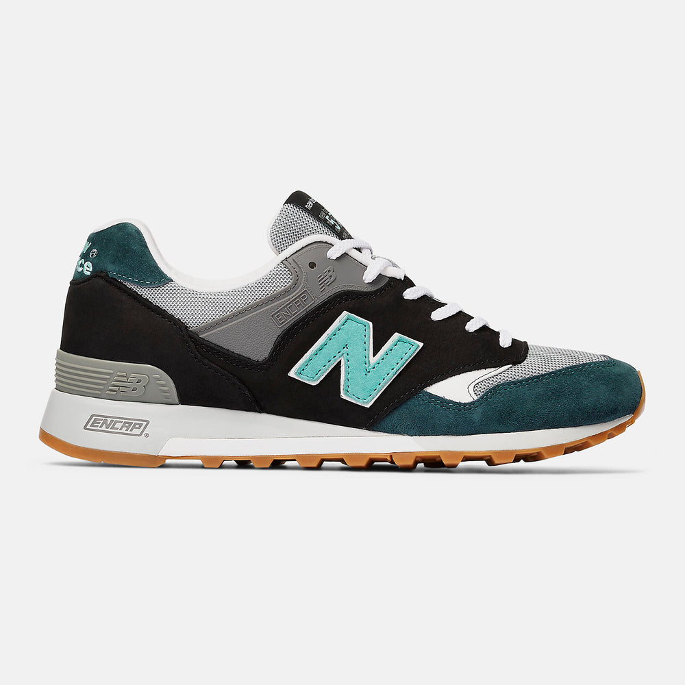 Made in UK 577 | New Balance Shoes Black/Grey - Men