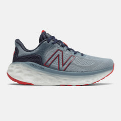 Fresh Foam More v3 | New Balance Shoes Ocean Grey/Velocity Red - Men