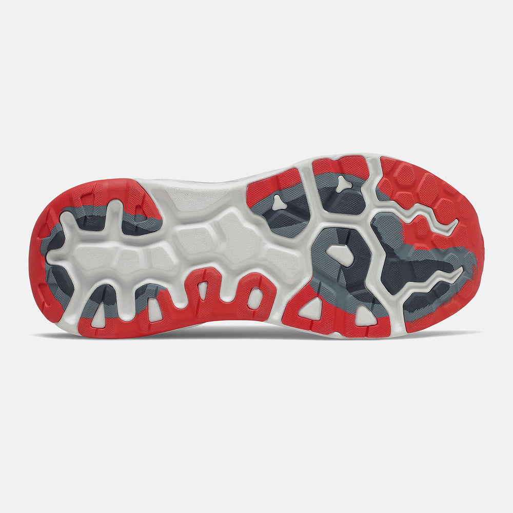 Fresh Foam More v3 | New Balance Shoes Ocean Grey/Velocity Red - Men