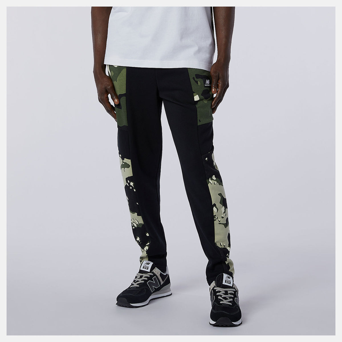 NB Essential Camo Sweatpant | New Balance Clothing Black/Magnet - Men