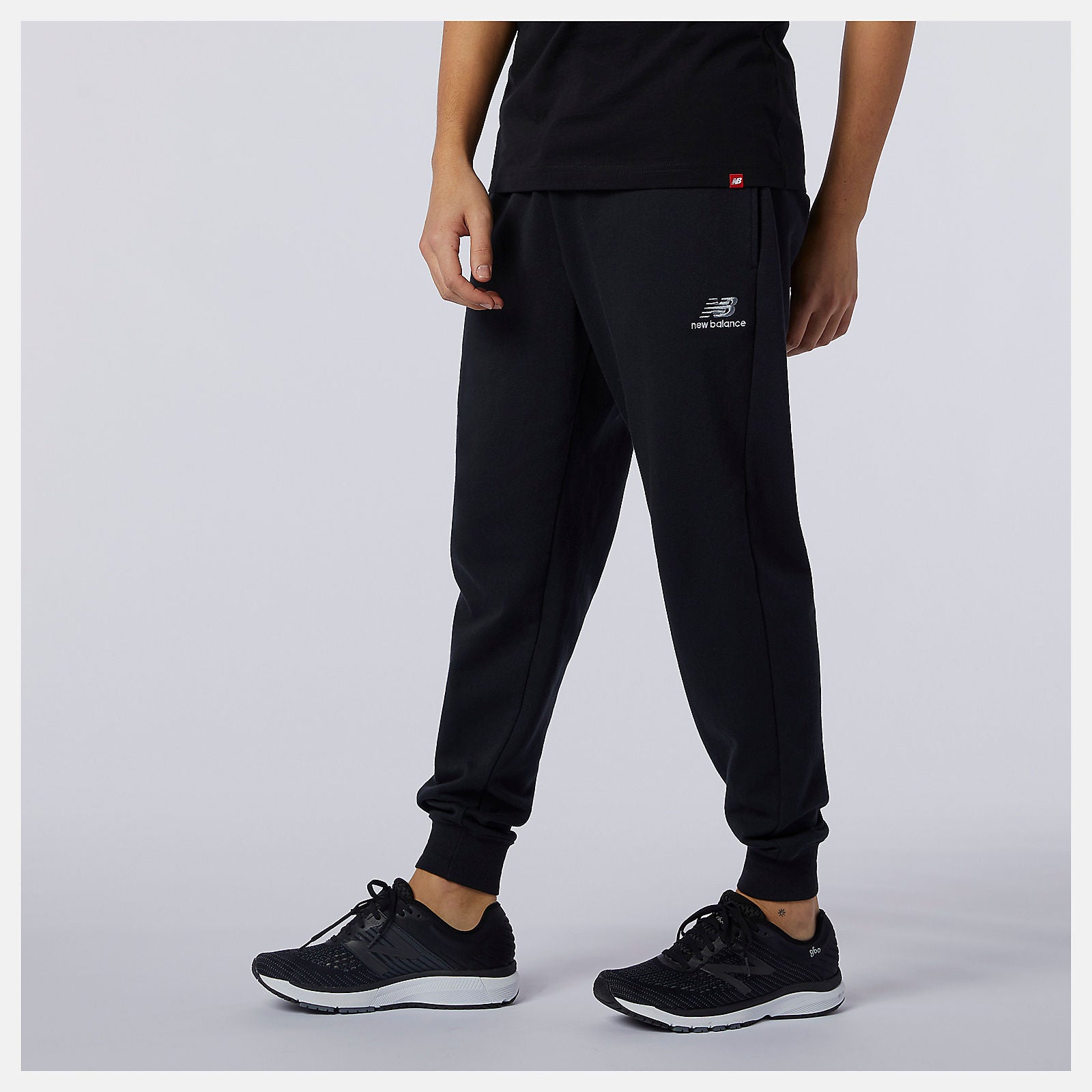 NB Essentials Embroidered Pant | New Balance Clothing Black - Women/Men