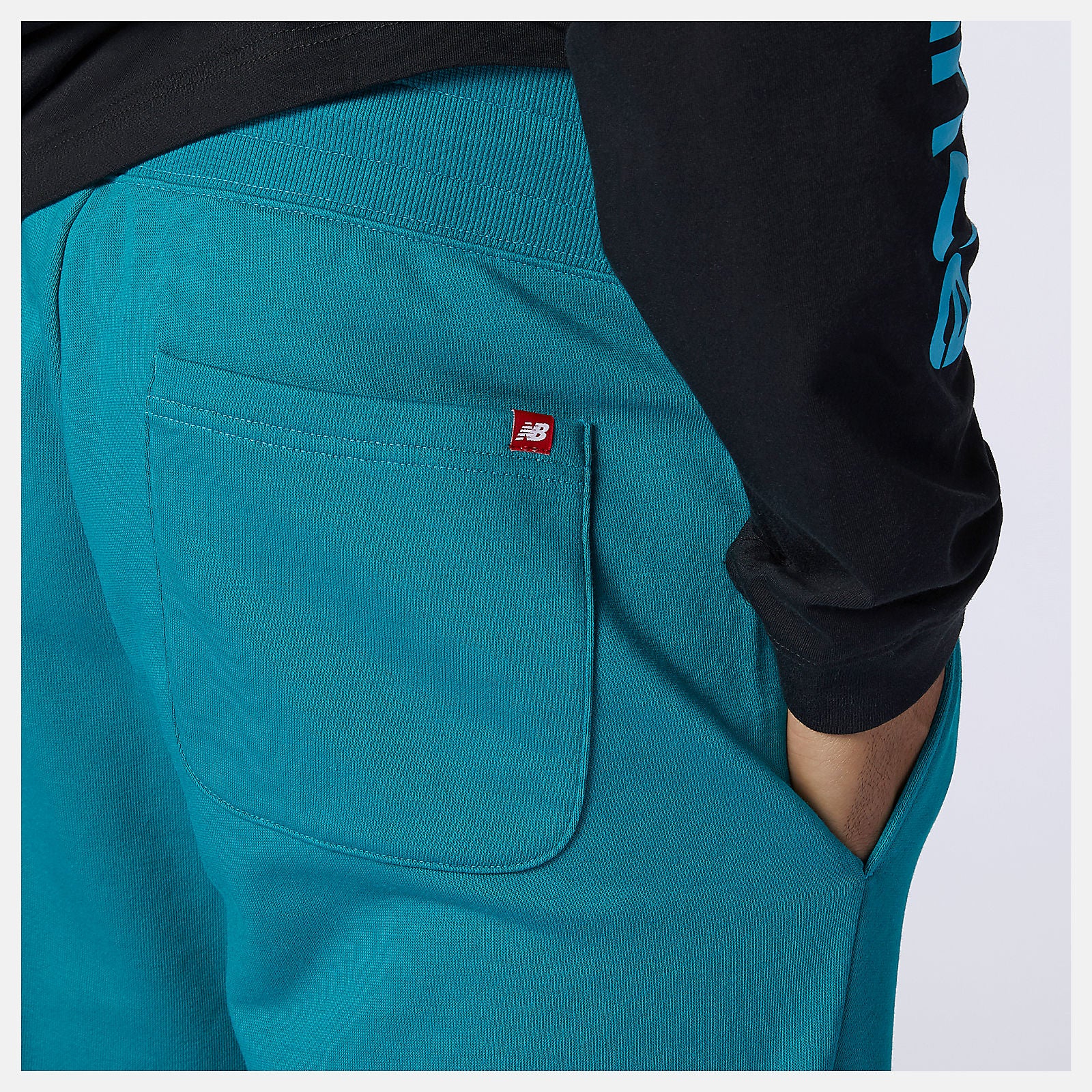 NB Essentials Embroidered Pant | New Balance Clothing Team Teal - Women/Men