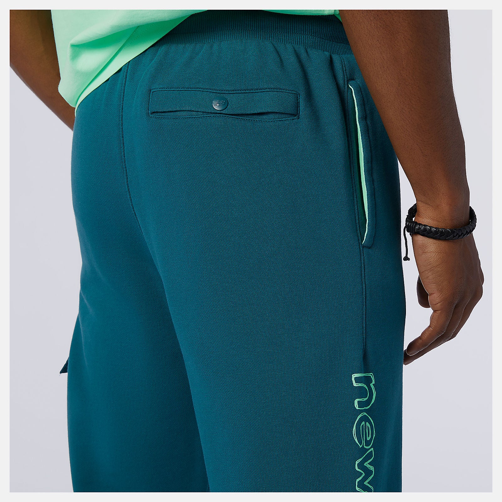 NB Athletics Clash Sweatpant | New Balance Clothing Mountain Teal - Men