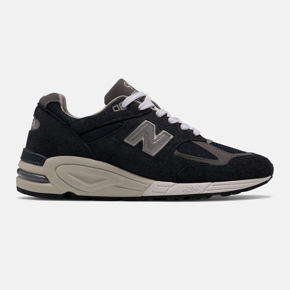 Made IN US 990v2 | New Balance Shoes Navy/White - Men
