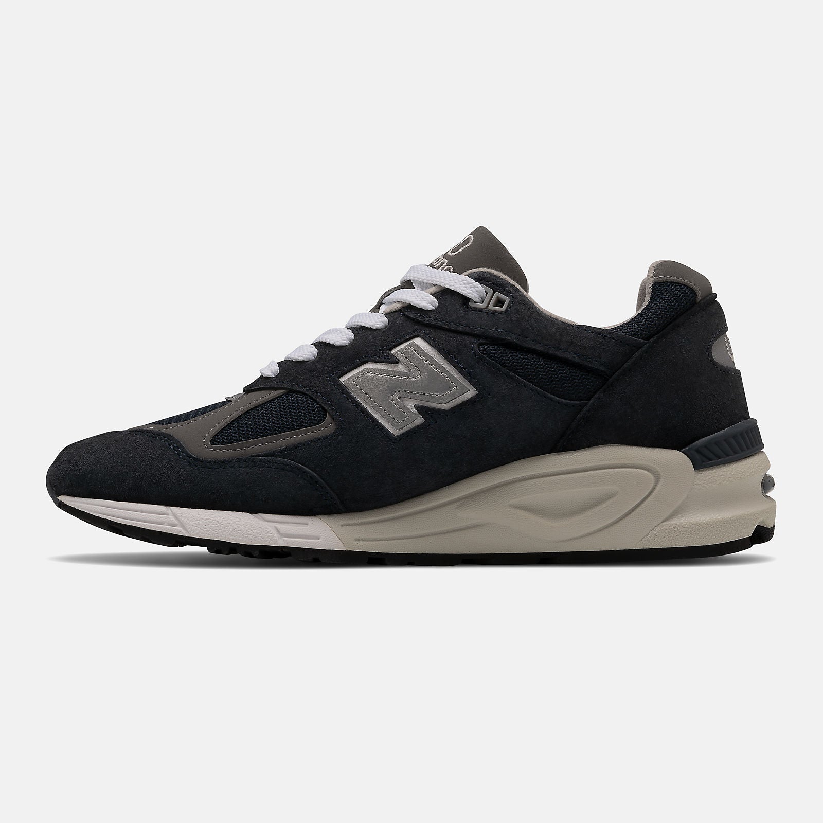 Made IN US 990v2 | New Balance Shoes Navy/White - Men