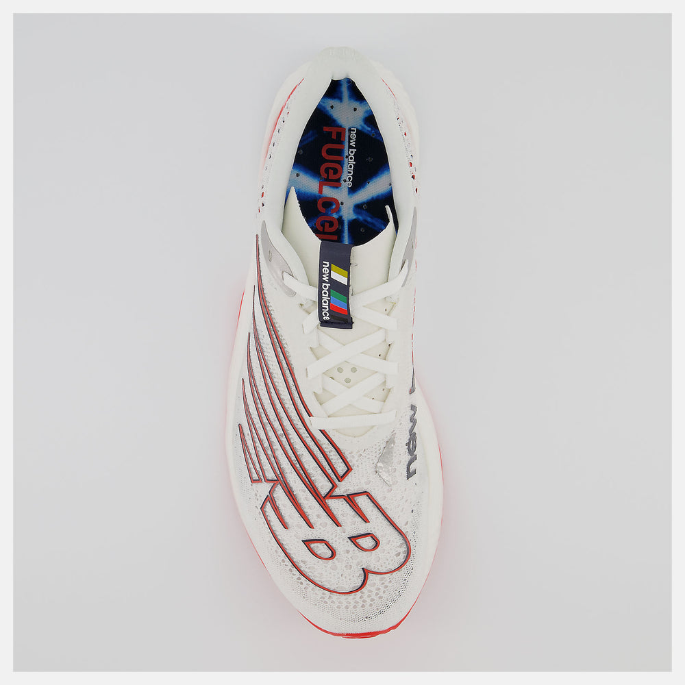 FuelCell RC Elite v2 | New Balance Shoes White/Neo Flame - Men