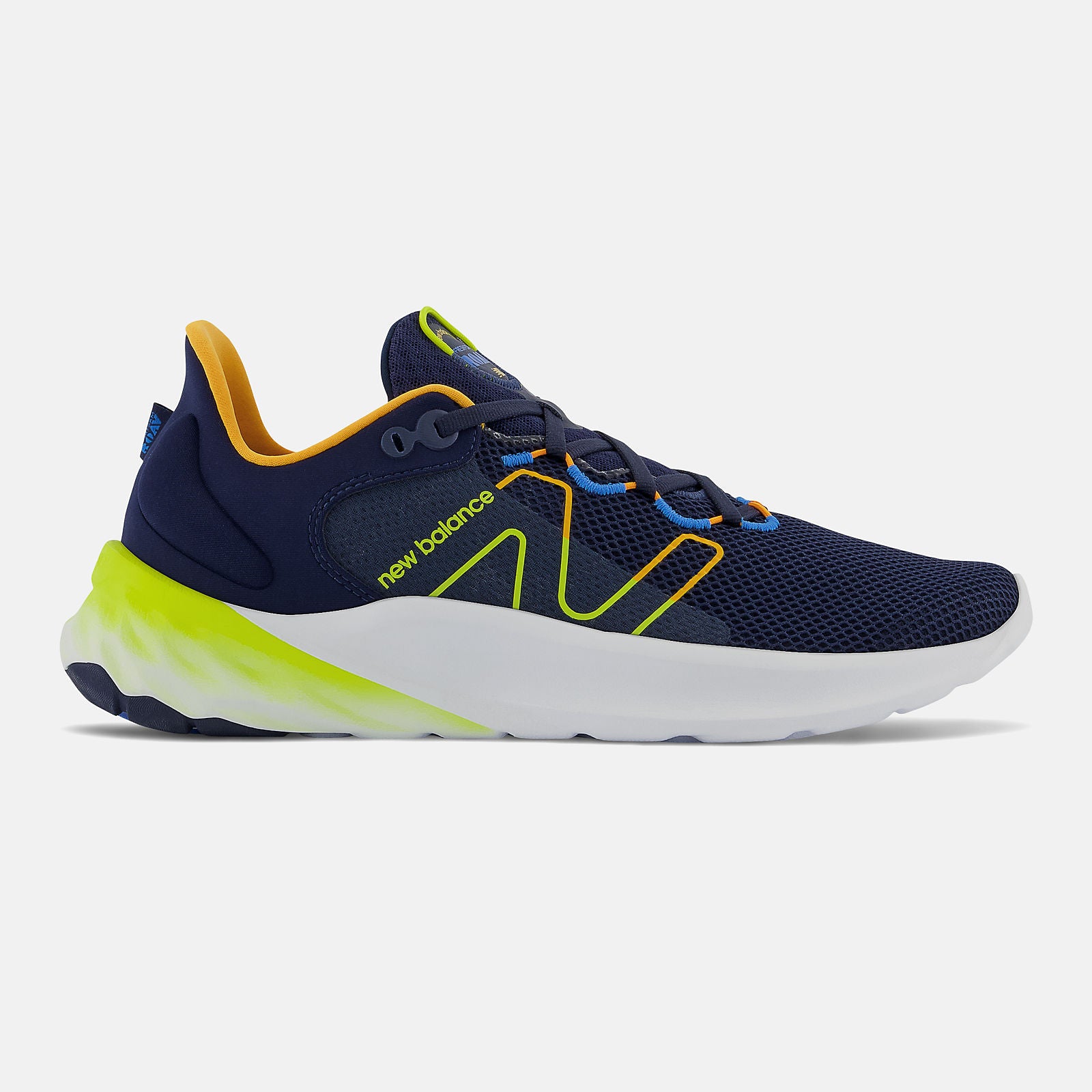 Fresh Foam Roav v2 | New Balance Shoes Natural Indigo/Sulpher Yellow - Men
