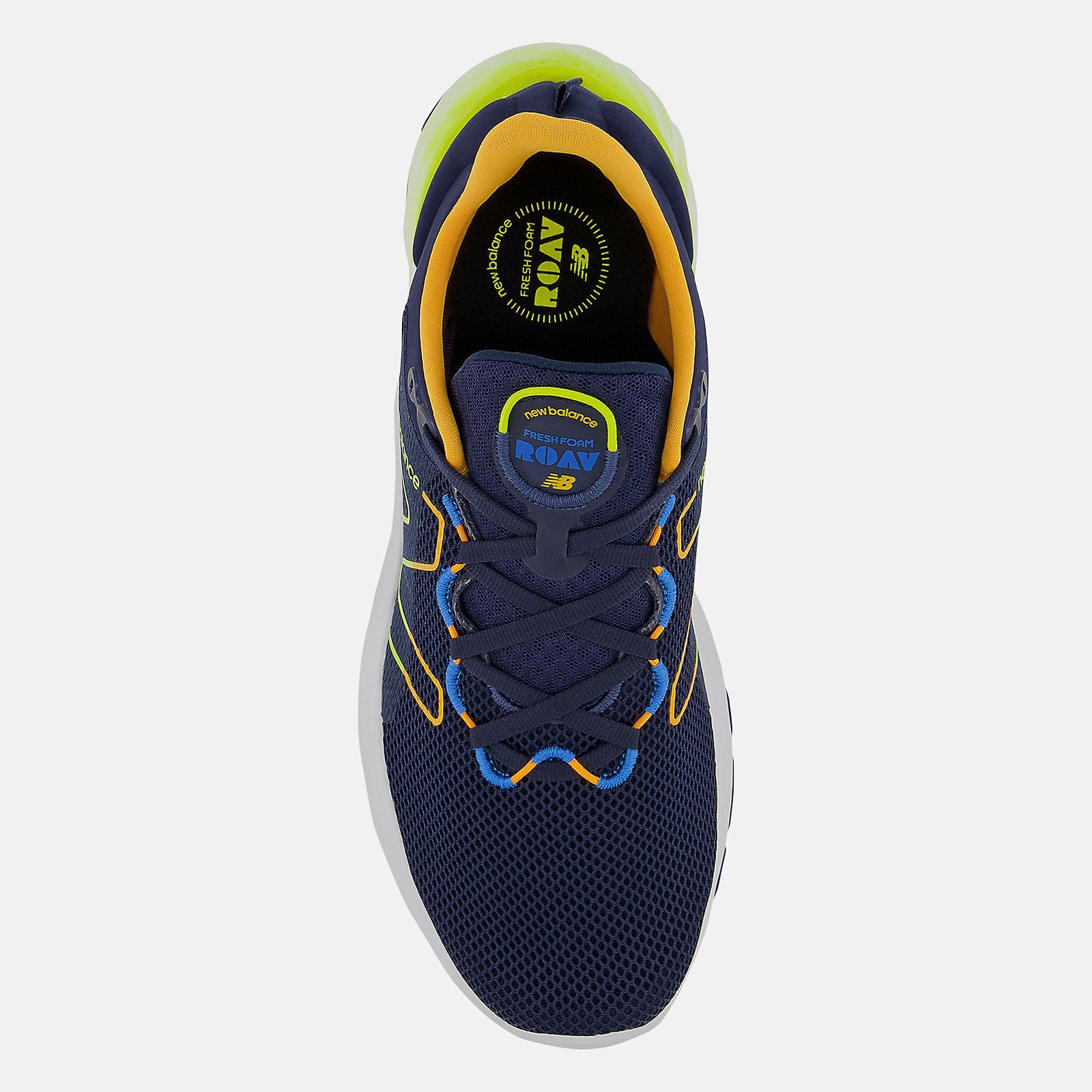 Fresh Foam Roav v2 | New Balance Shoes Natural Indigo/Sulpher Yellow - Men