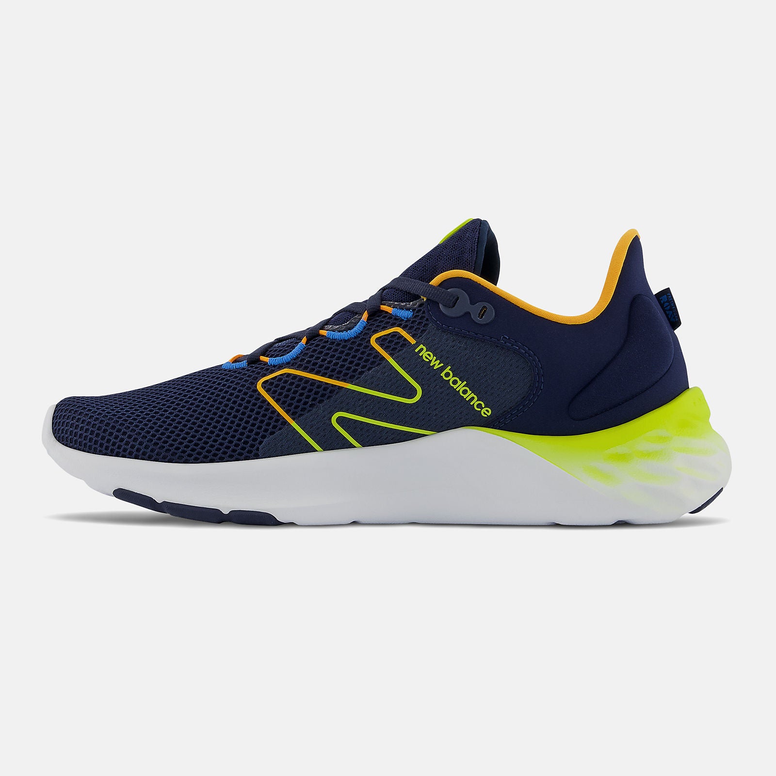 Fresh Foam Roav v2 | New Balance Shoes Natural Indigo/Sulpher Yellow - Men