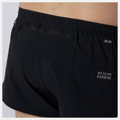 Impact Run 3 Inch Split Short | New Balance Clothing Black - Men