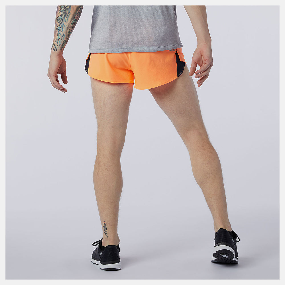 Impact Run 3 Inch Split Short | New Balance Clothing Citrus Punch - Men