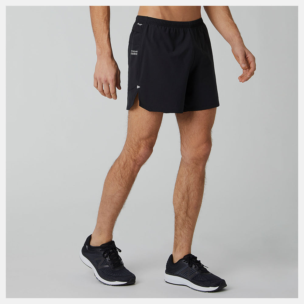 Impact Run 5 Inch Short | New Balance Clothing Black - Men