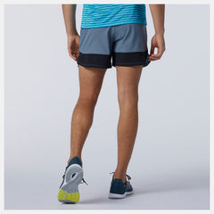 Impact Run 5 Inch Short | New Balance Clothing Ocean Grey - Men