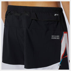 Printed Impact Run 5 Inch Short | New Balance Clothing Wave Blue - Men