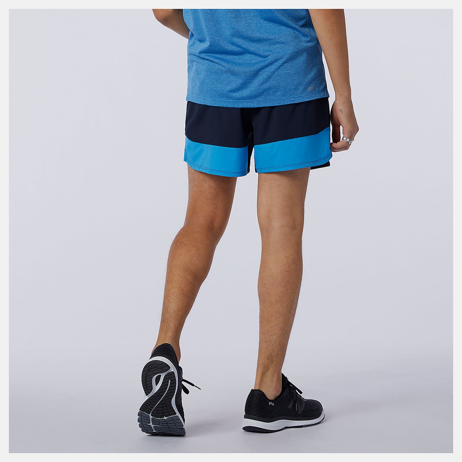 Printed Impact Run 5 Inch Short | New Balance Clothing Helium - Men