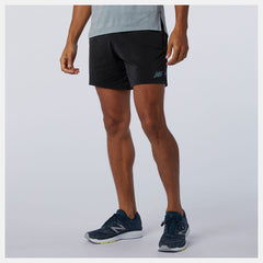 Q Speed Fuel 7 Inch Short | New Balance Clothing Black - Men
