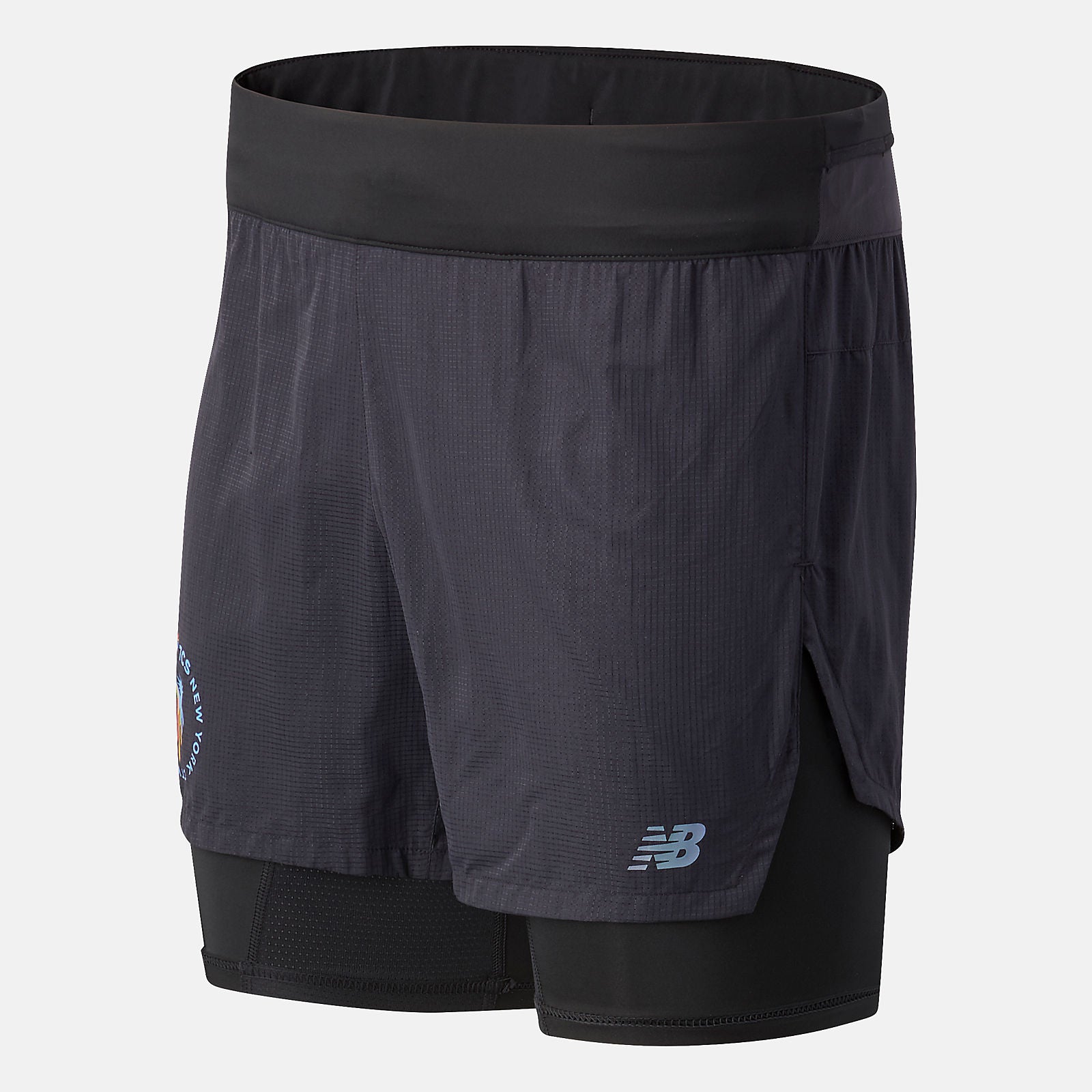 NYC Marathon Q Speed 5 inch 2 In 1 Short | New Balance Clothing Black - Men