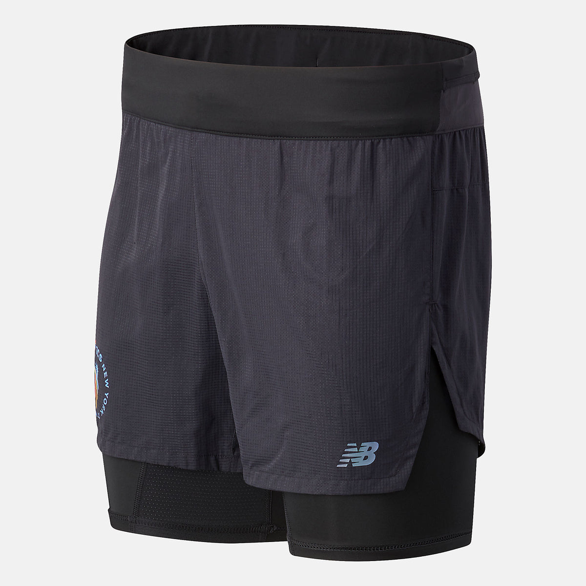 NYC Marathon Q Speed 5 inch 2 In 1 Short | New Balance Clothing Black - Men