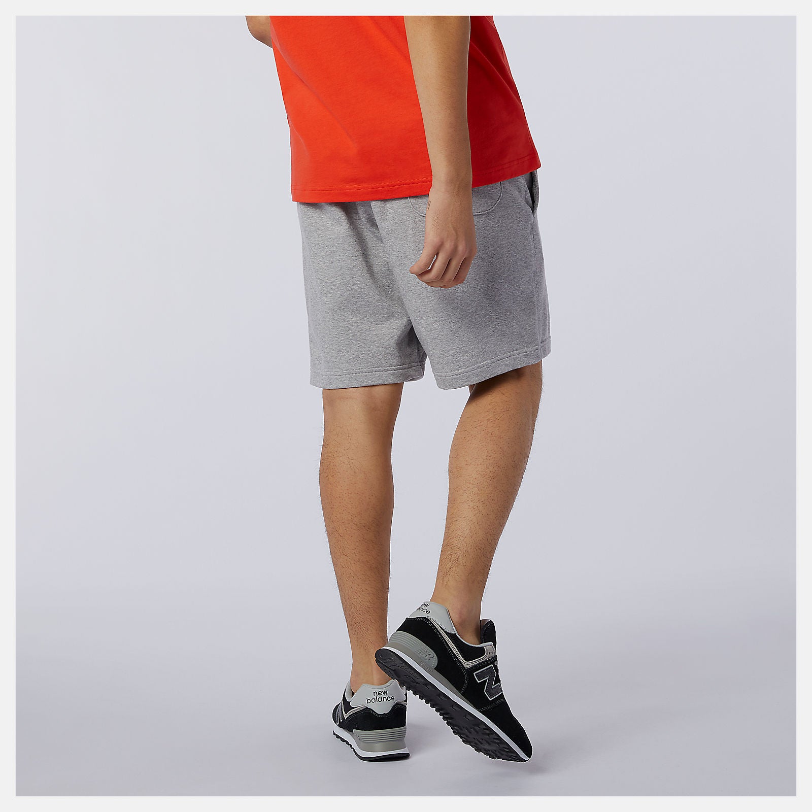 NB Essentials Stacked Logo Short | New Balance Clothing Athletic Grey - Women/Men