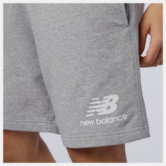 NB Essentials Stacked Logo Short | New Balance Clothing Athletic Grey - Women/Men
