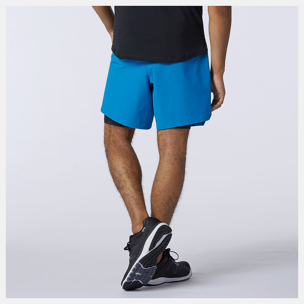 Fortitech 7 inch 2 In 1 Short | New Balance Clothing Wave Blue - Men
