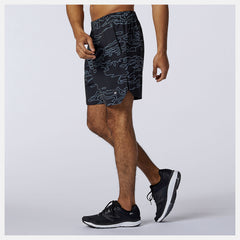 Fortitech Graphic 7 inch Woven Short | New Balance Clothing Black - Men