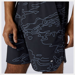 Fortitech Graphic 7 inch Woven Short | New Balance Clothing Black - Men