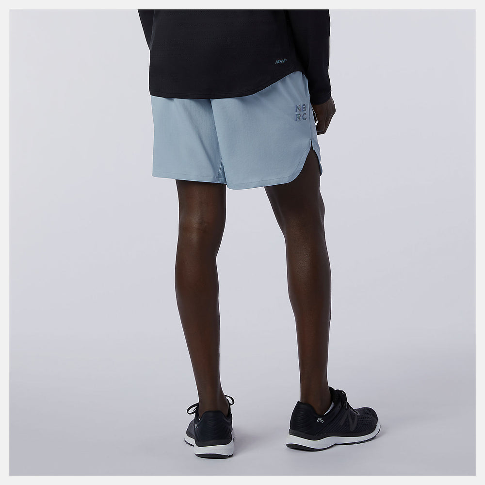 Q Speed Fuel 7 Inch Short | New Balance Clothing Light Slate - Men