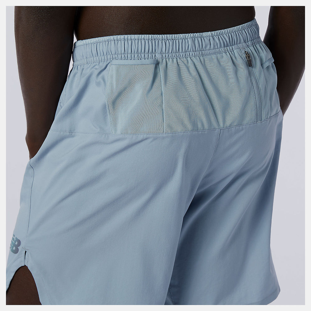 Q Speed Fuel 7 Inch Short | New Balance Clothing Light Slate - Men