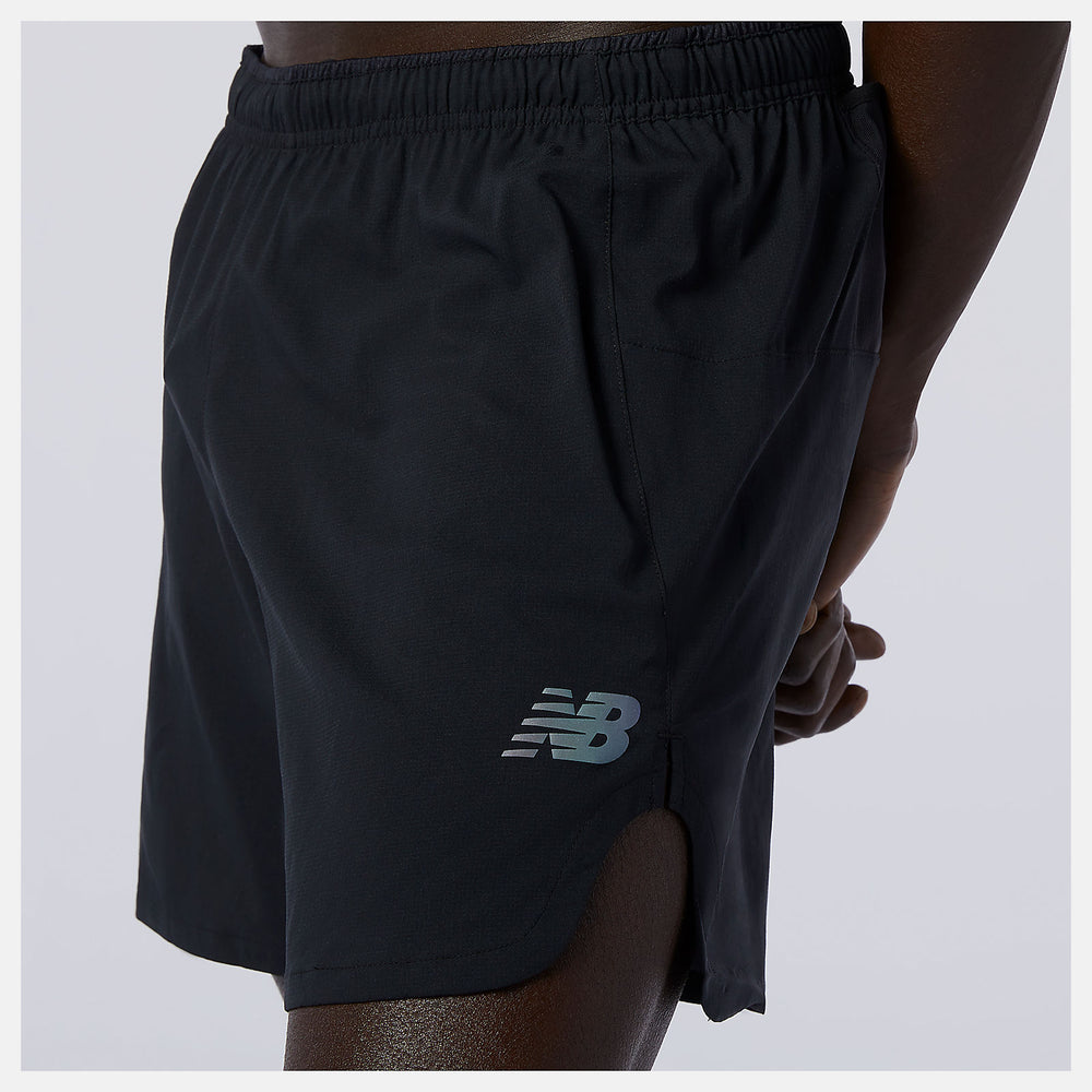 Q Speed Fuel 5 Inch Short | New Balance Clothing Black - Men