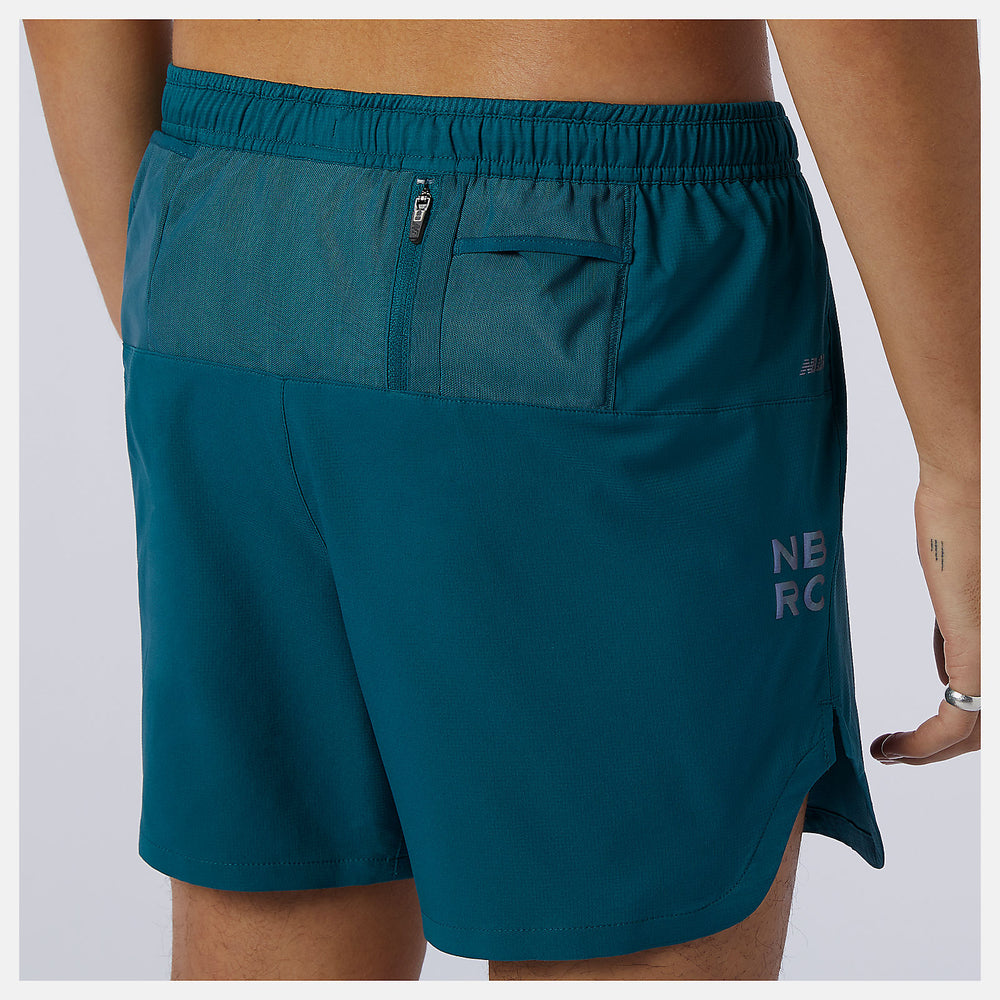 Q Speed Fuel 5 Inch Short | New Balance Clothing Mountain Teal - Men