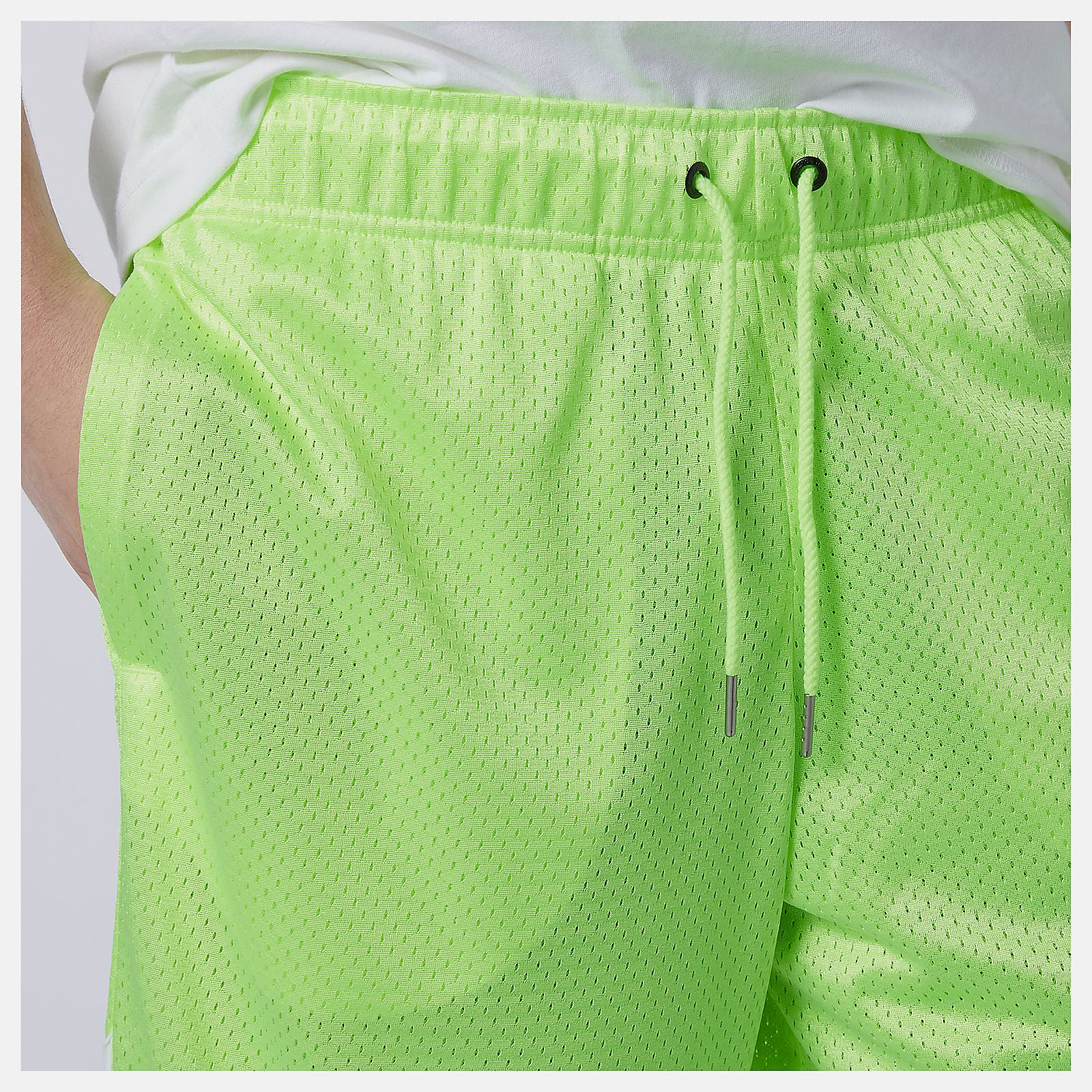 NB Athletics Psy Varsity Mesh Short | New Balance Clothing Bleached Lime Glo - Men