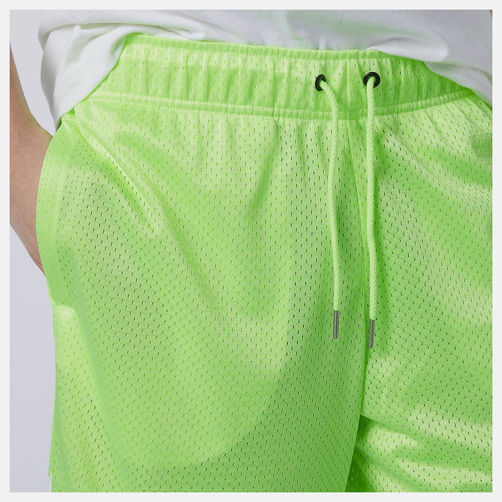 NB Athletics Psy Varsity Mesh Short | New Balance Clothing Bleached Lime Glo - Men