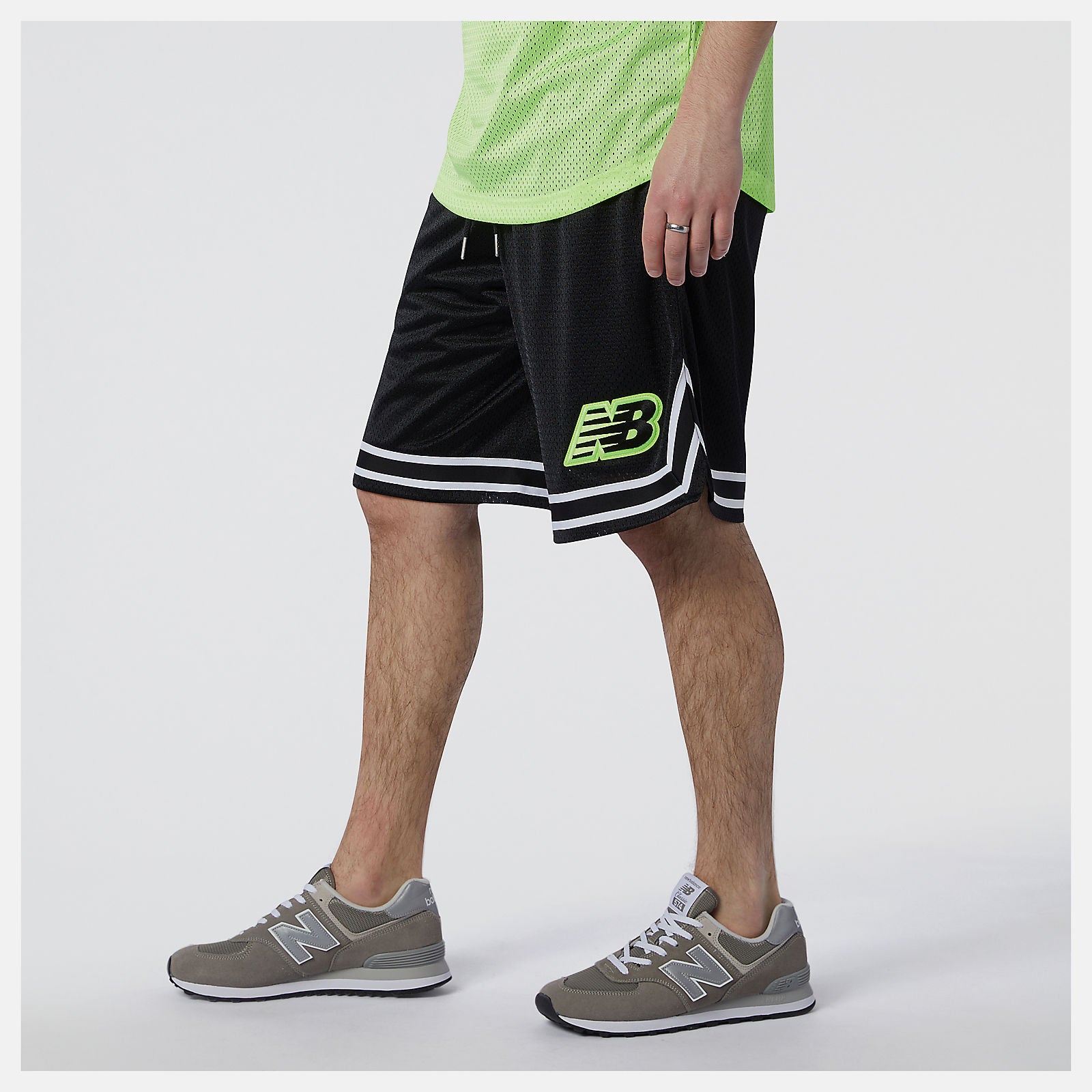 NB Athletics Psy Varsity Mesh Short | New Balance Clothing Black - Men