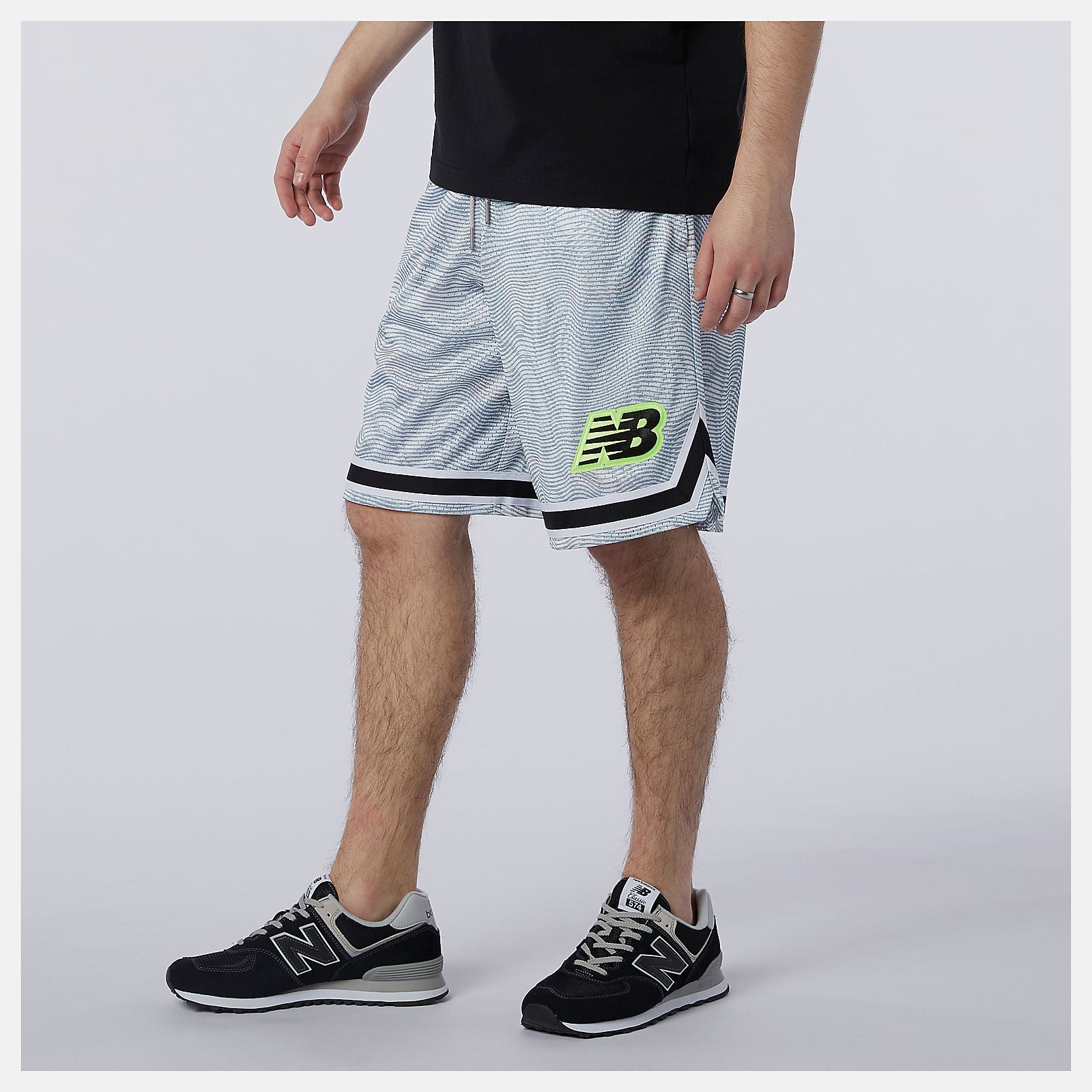 NB Athletics Psy Varsity Short | New Balance Clothing White Print - Men